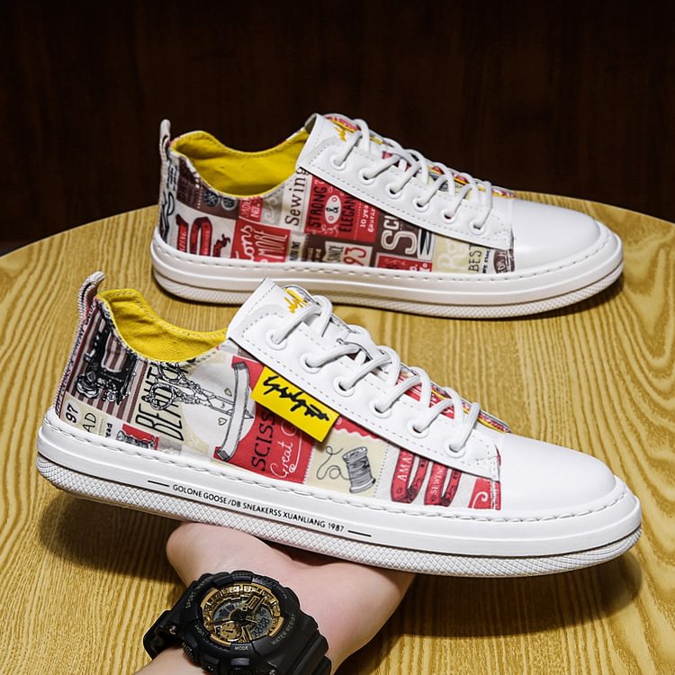 Dawfashion-Canvas Shoes-Yamamoto Diablo Clothing