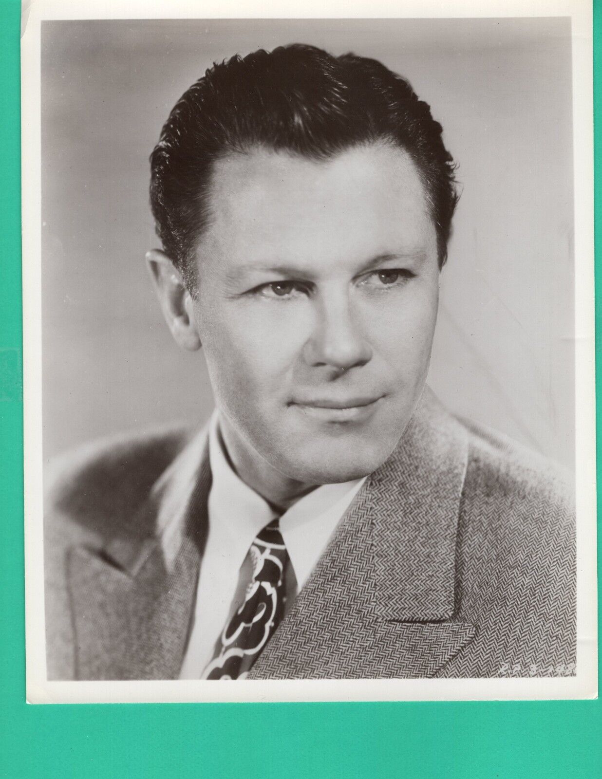 TOM KEENE Actor Movie Star Promo 1950's Vintage Photo Poster painting 8x10