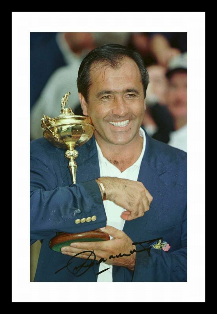 Seve Ballesteros - 1997 Ryder Cup Autograph Signed & Framed Photo Poster painting