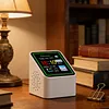 Smart WiFi Weather Forecast Station Clock with Temperature Humidity Display Date Weather Digital Clock Station for Kitchen Bathroom Office Bedroom Home