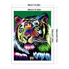 Bead Embroidery-9CT Printed Full Embroidery-Tiger(39*54cm)