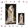 Soft Light Holy Mother Special Shaped 5D DIY Partial Drill Diamond Painting Kits for Adults Beginners Home Decor Diamonds Dots Gem Art Kits Large Size 15.75x27.56inch