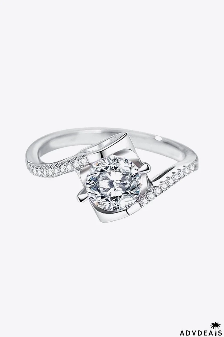 Darling You 925 Sterling Silver Moissanite Ring