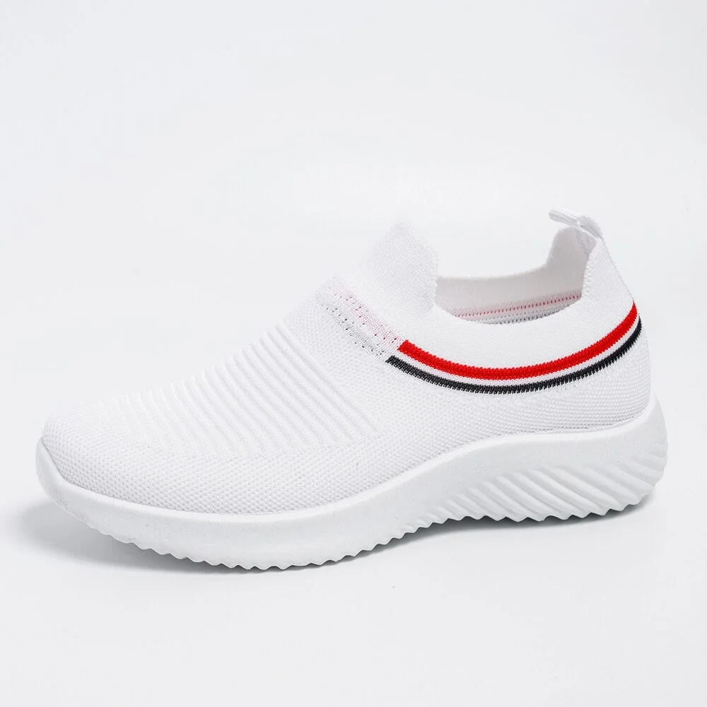 women's summer sneakers  Slip On Flat Shoes white  Loafers  women's tennis shoes Sock Sneakers shoes 2021Women Casual Shoes