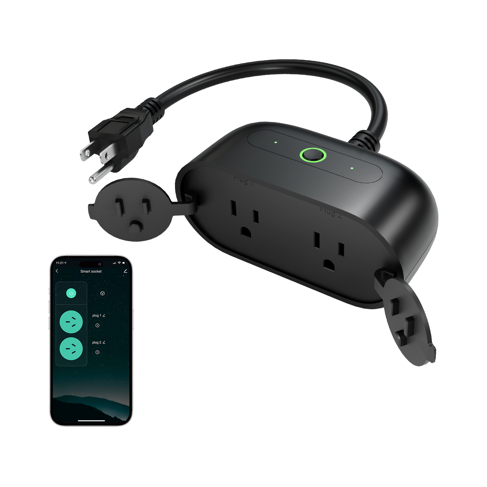 Outdoor Smart Dual Plug WP7 