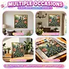 4Pcs Animals and Flowers Special Shaped DIY Partial Drill Diamond Painting Kit for Adults Beginners Home Decor Diamonds Paintings Gem Art 30x30cm