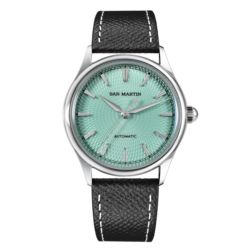 San Martin 37mm 3D Textured Dial ST1812 Automatic Mechanical Watch  SN0110G-A1 San Martin Watch San Martin Watch