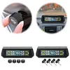 Solar/USB Powered Tire Pressure Monitor System with 4 Sensors for Trailers Cars