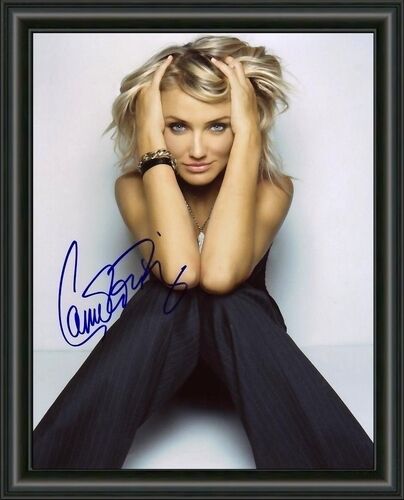 CAMERON DIAZ A4 SIGNED AUTOGRAPHED Photo Poster painting POSTER  POST