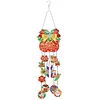 DIY Diamond Painting Double Sided 3D Wind Chime Xmas Pendant  Hanging Kit