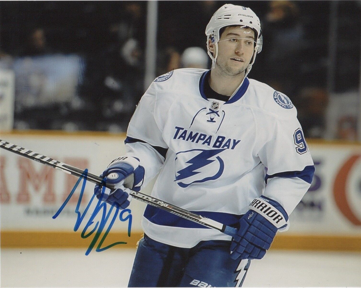 Tampa Bay Lightning Tyler Johnson Signed Autographed 8x10 NHL Photo Poster painting COA #7