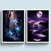 (Multi-Style) Butterfly Waterfall-14CT Stamped Cross Stitch 40*60cm(Big Size)