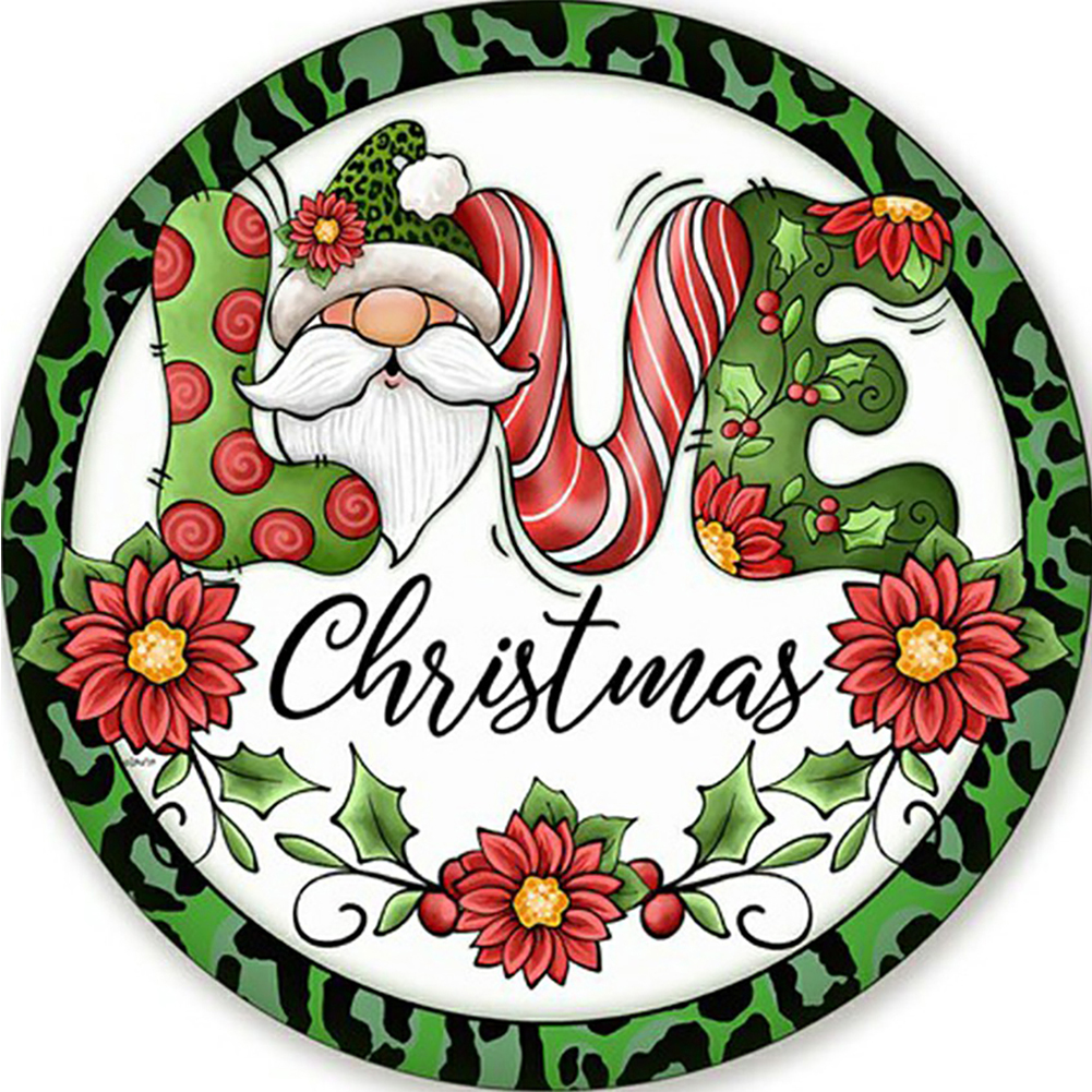 

Christmas Gnome - Round Drill Diamond Painting - 40*40CM, 501 Original