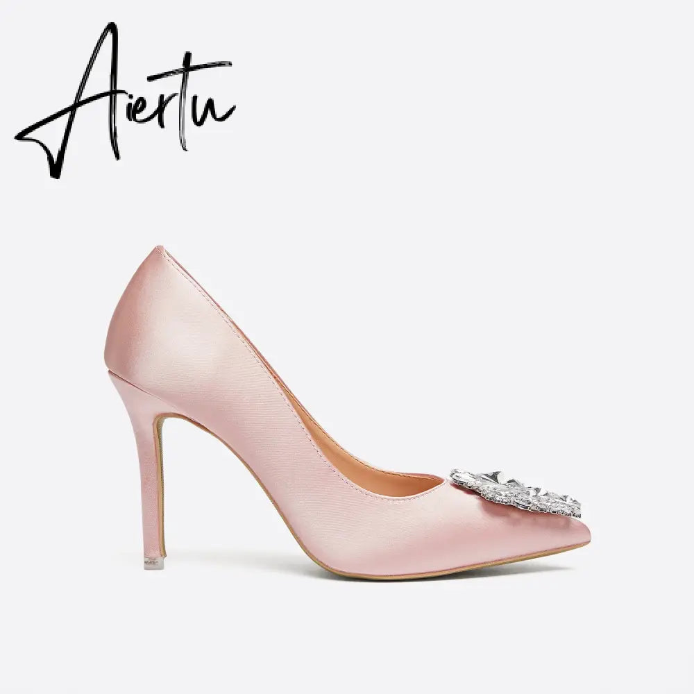 Women Shiny Rhinestone High Heels mysite