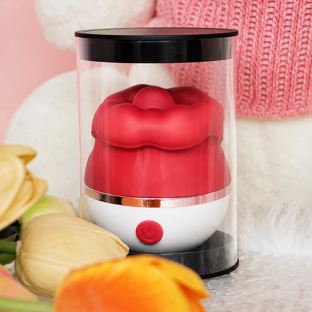 LickiRose Pleasure Duo - Tongue &  Clitoral Sucker
