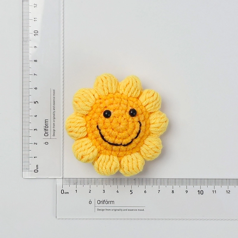 2 Pieces Cute Sunflower Santa Claus Yarn Women’s Bag Pendant Keychain