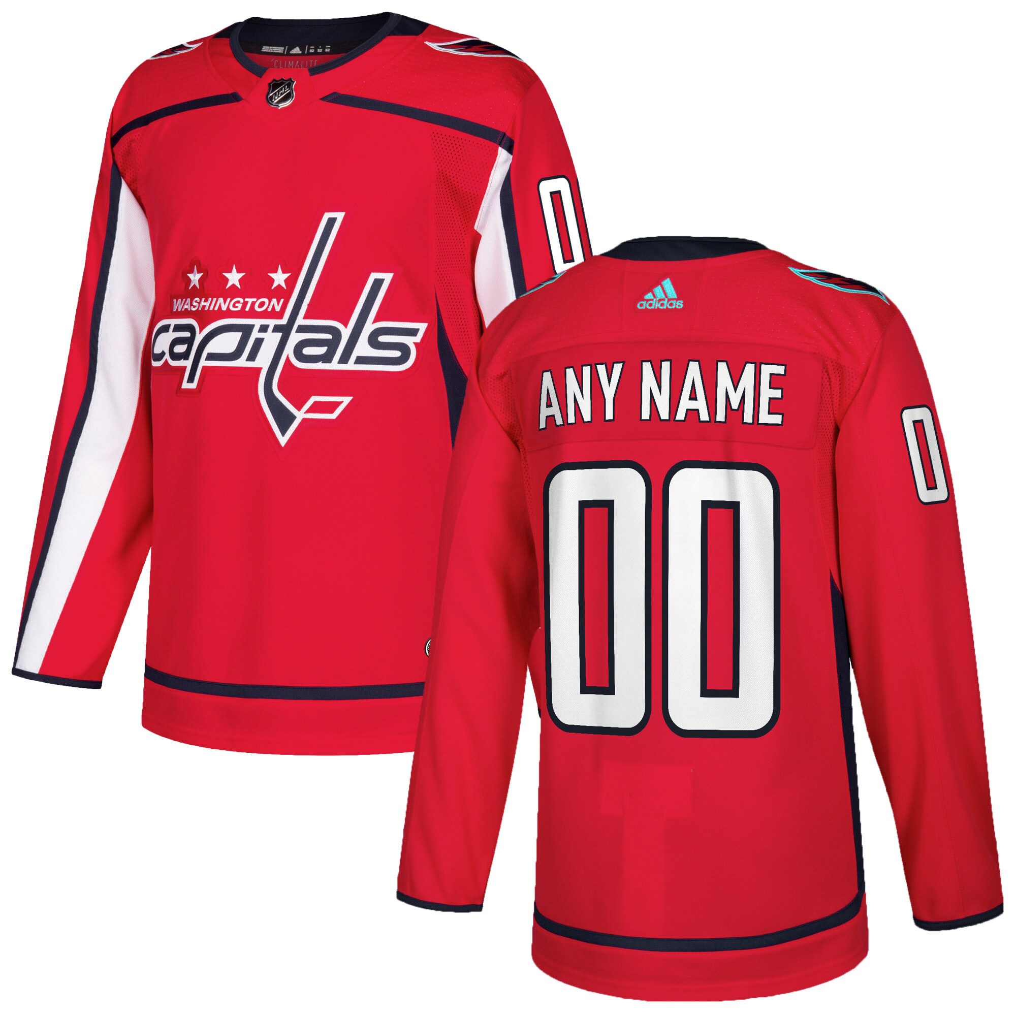 Washington Capitals   Custom Jersey – Red mysite