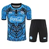 2025/2026 Napoli Pre-match Training Blue Shirt+Shorts 1:1 Thai Quality