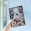 (US Local)Bird Special Shaped Diamond Painting Journal Notebook for Adults Students