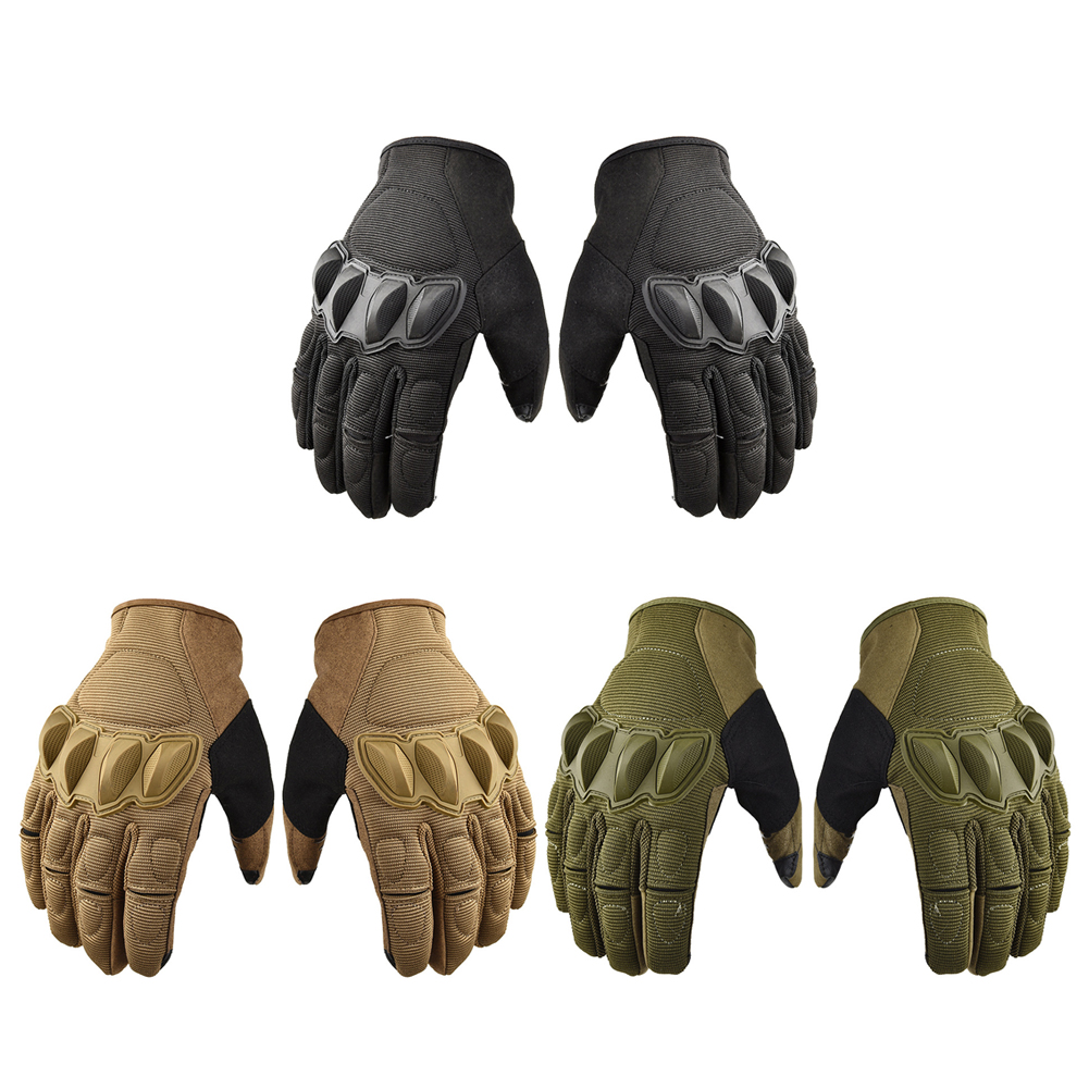 

Outdoor Cycling Full Finger Gloves Touch Screen Non-Slip Winter Warm Gloves, Coffee, 501 Original