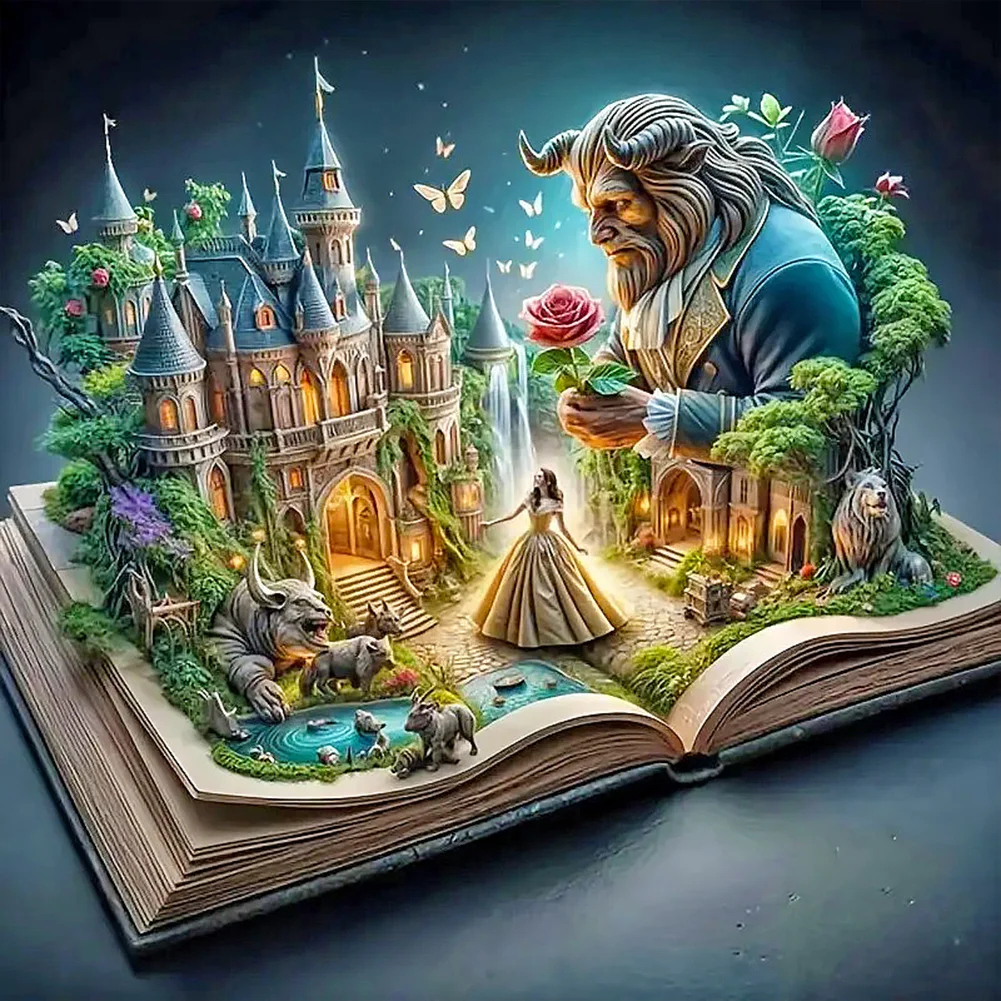 Diamond Painting - Full Round Drill - Books and Movies(Canvas|50*50cm)