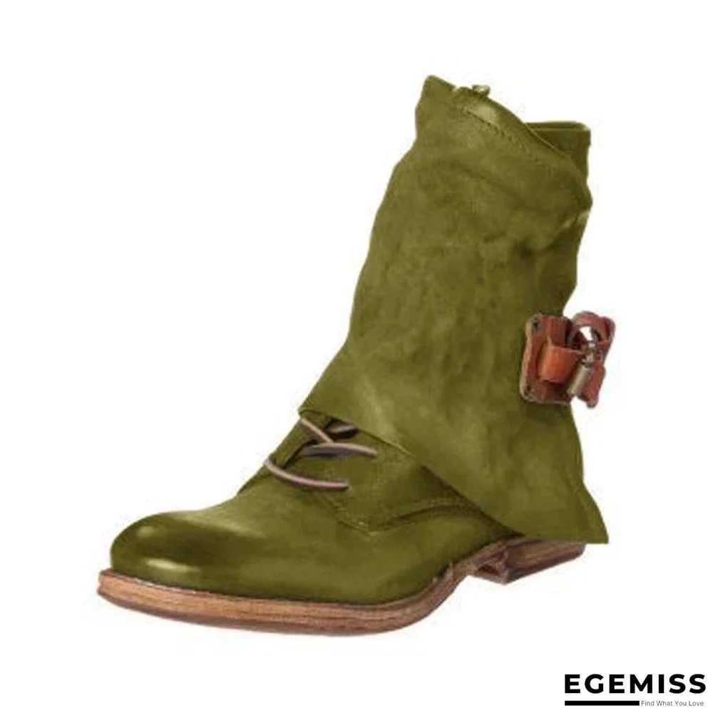 Casual Flat Heel Outdoor Boots | EGEMISS