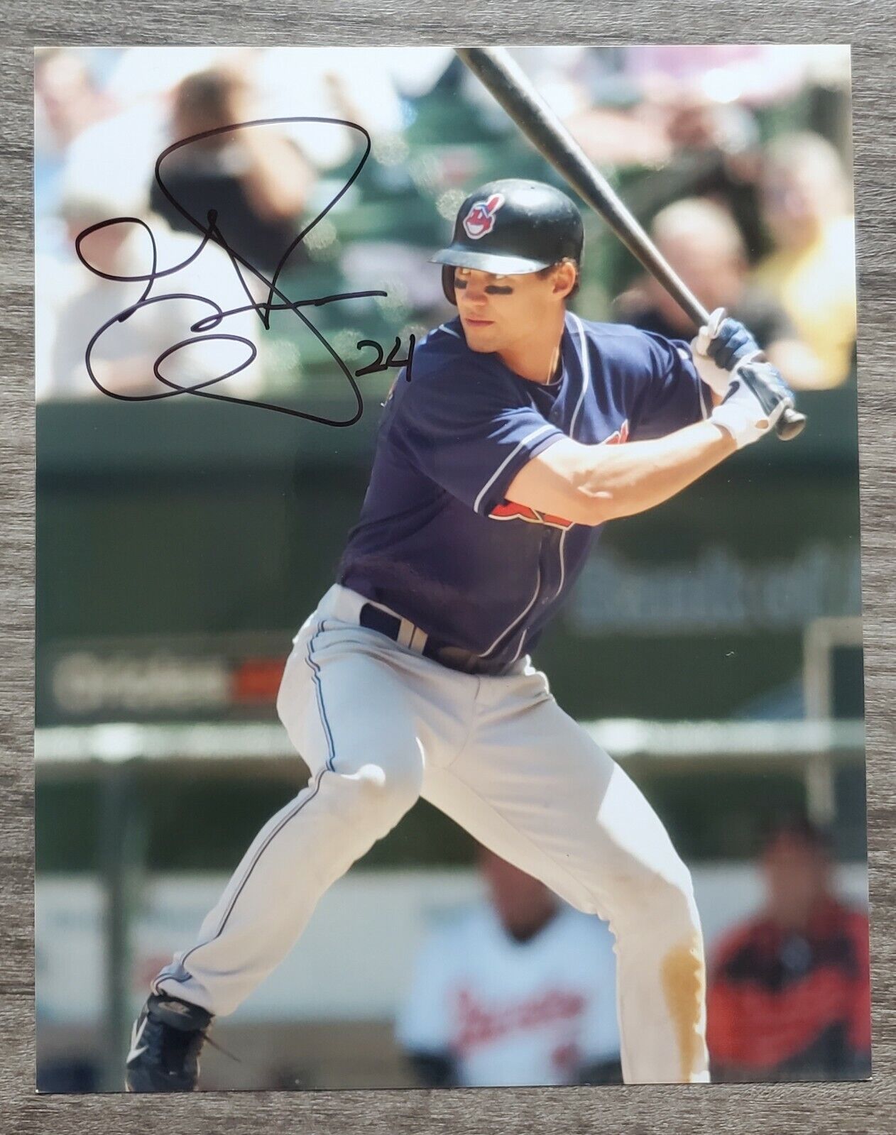 Grady Sizemore Signed 8x10 Photo Poster painting Cleveland Indians MLB RAD