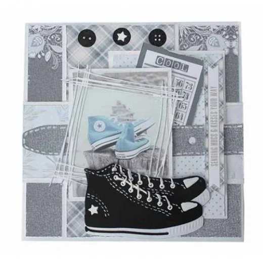Sdrawing Goddess Metal Cutting Dies Sports shoes diy Scrapbooking Photo Album Decorative Embossing Paper Card Crafts Die