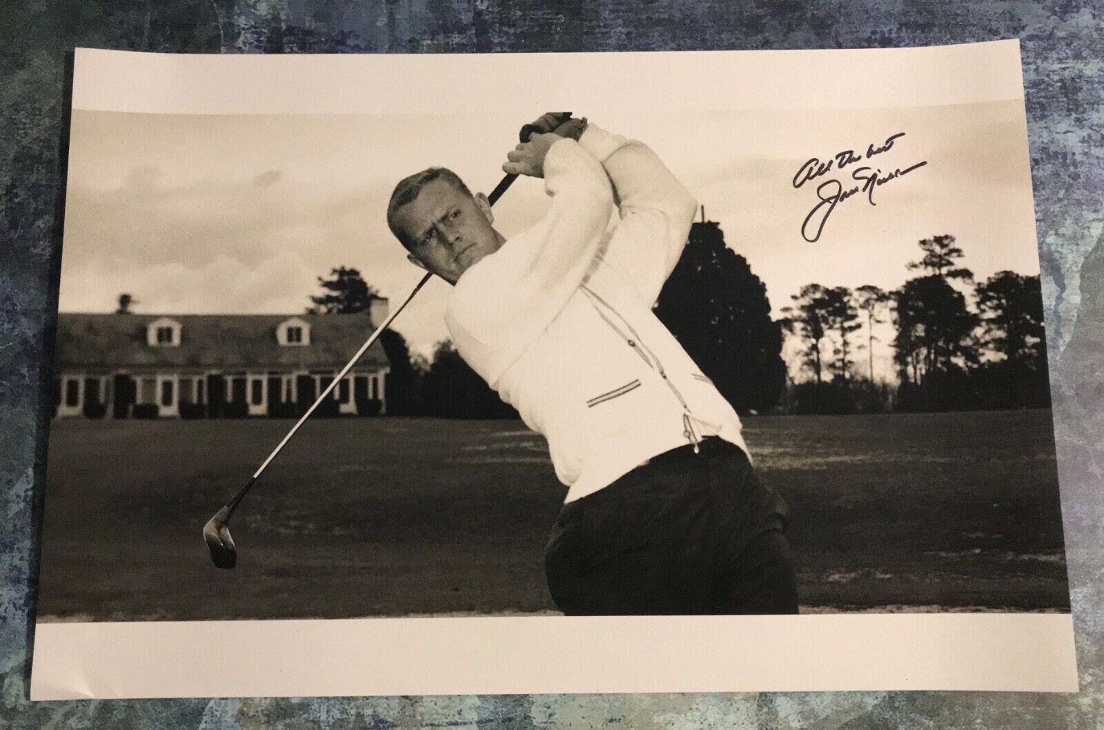 GFA PGA Open Masters Champion * JACK NICKLAUS * Signed 12x18 Photo Poster painting J2 COA