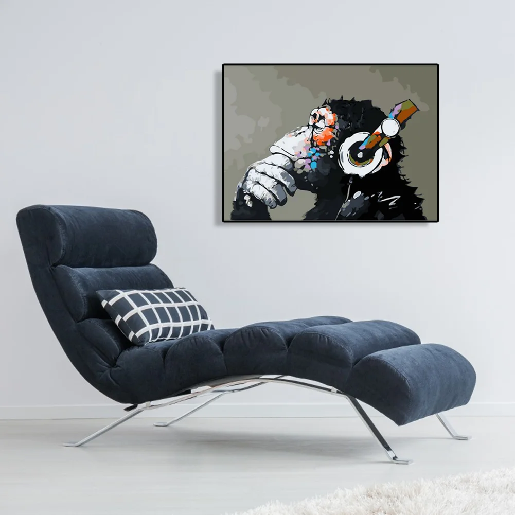 Music Monkey - Paint By Number(50*40cm)