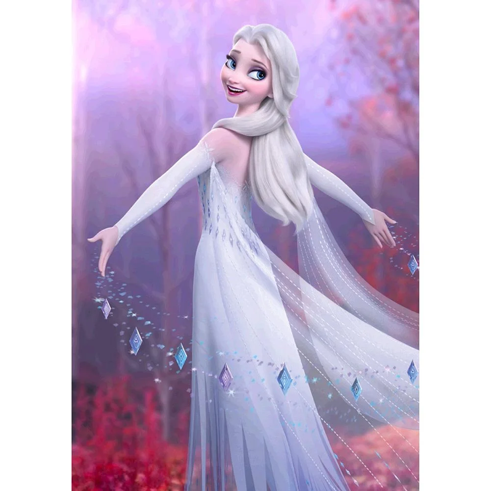 Diamond Painting - Full Round Drill - Frozen Elsa(30*40cm)