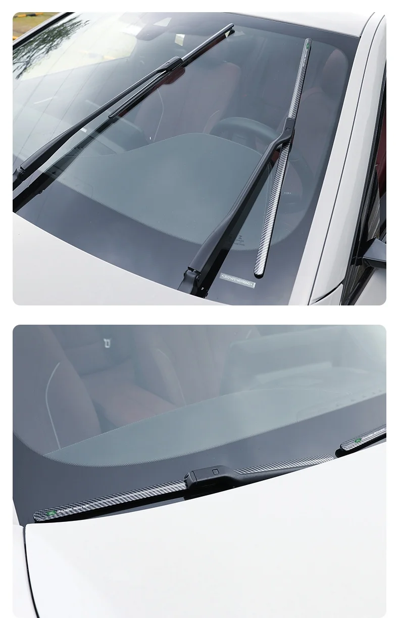 Carbon fiber pattern exclusive logo wiper(2PC)