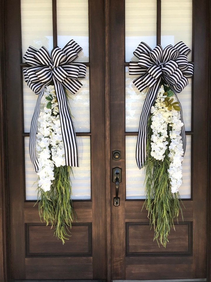 🏡Double Door White Hydrangeas Wreath-Spring Sale