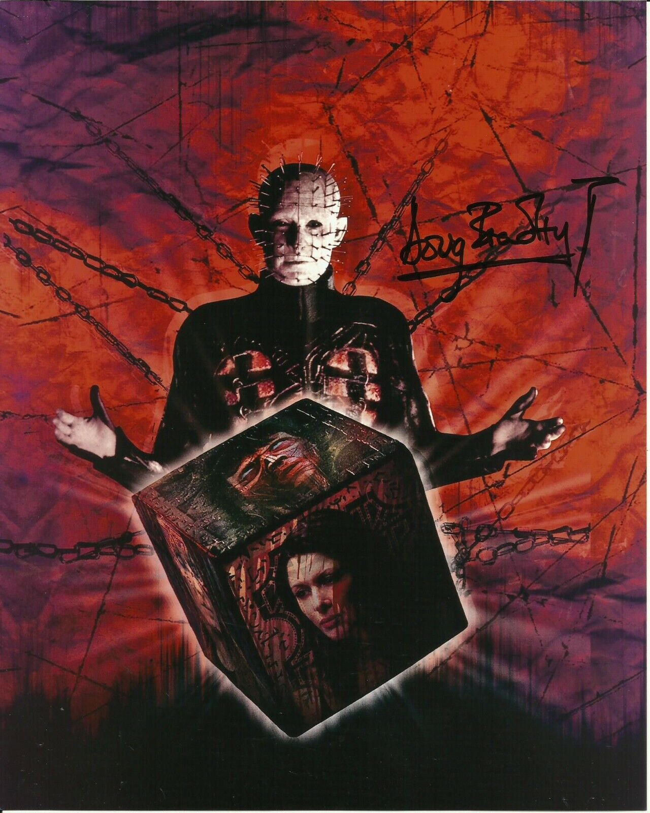 DOUG BRADLEY SIGNED HELLRAISER Photo Poster painting UACC REG 242 (5)