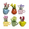 Cute Plant Fridge Magnets Mini Ceramic Vase Fridge Magnets Tiny 3D Plant Vase