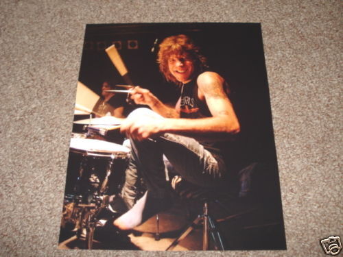 Steven Adler Guns n Roses 8x10 Promo Live Band Photo Poster painting