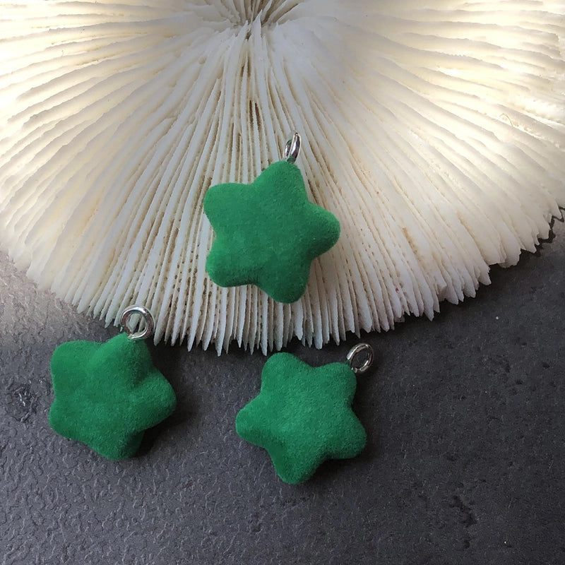 10 PCS/Package 15mm Plastic Resin Pentagram Jewelry Accessories Pendant