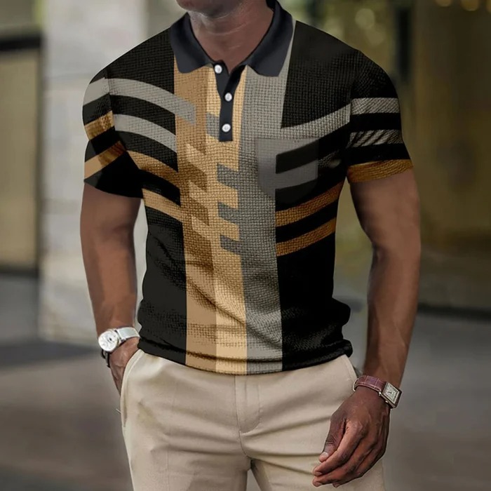 Men's Business Casual Polo Shirt
