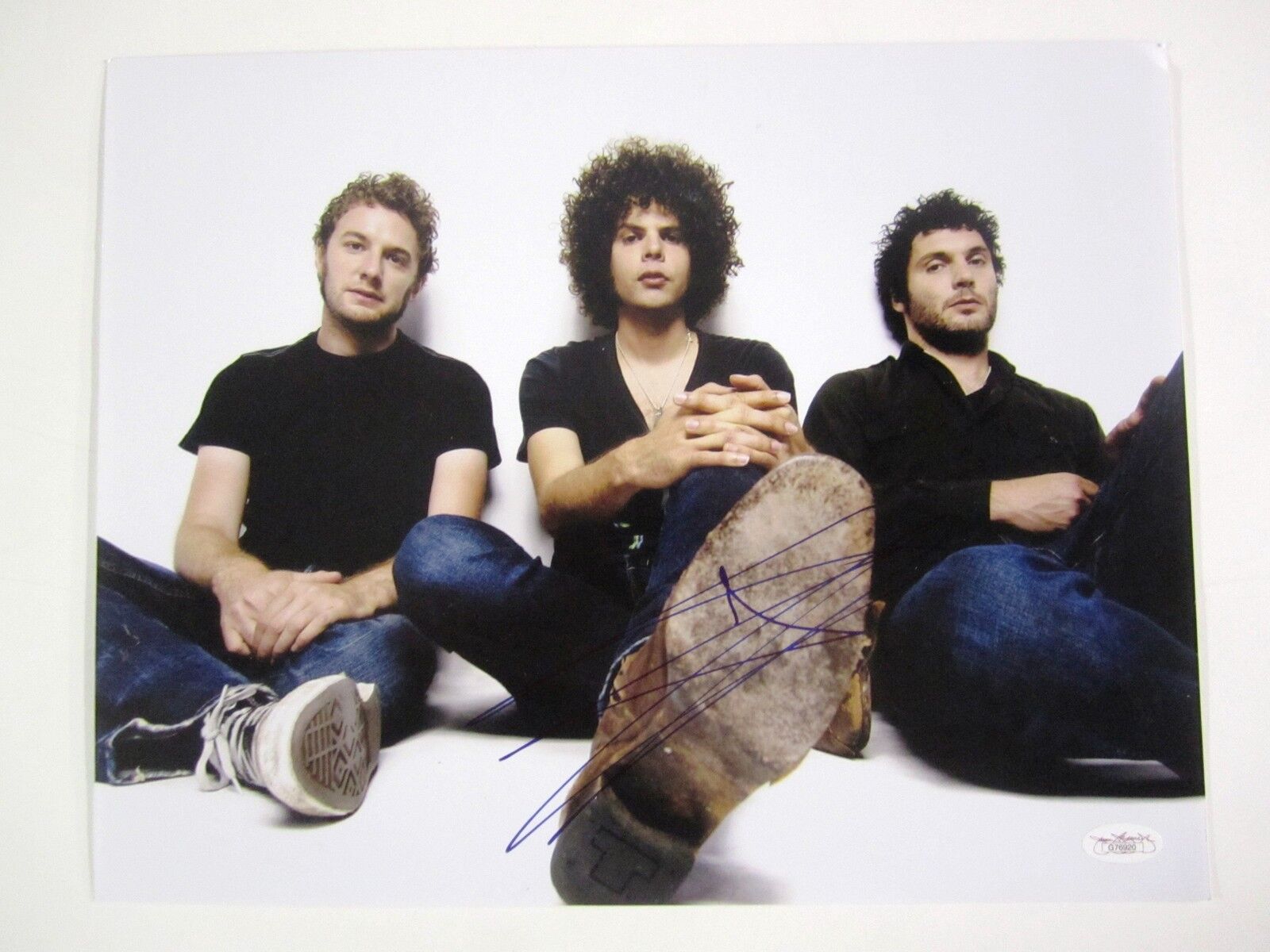 WOLFMOTHER hand SIGNED band 11x14 Photo Poster painting JSA COA Andrew Stockdale