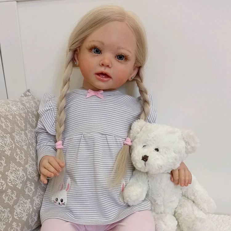 20" Handmade Truly Baby Girl Newborn Doll Toy Sydney With Rooted Hair, Best Gift for Children - Reborndollsshop®-Reborndollsshop®