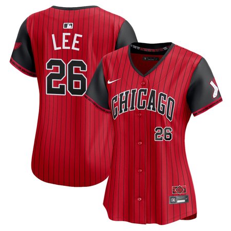 Women's Chicago White Sox #26 Korey Lee  Red/Black 2025 City Connect Limited Player Jersey