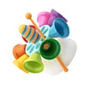 Colorful Percussion Rattle Hand Bell Children's Musical Instrument Toys Children's Baby Early Education Music Toys