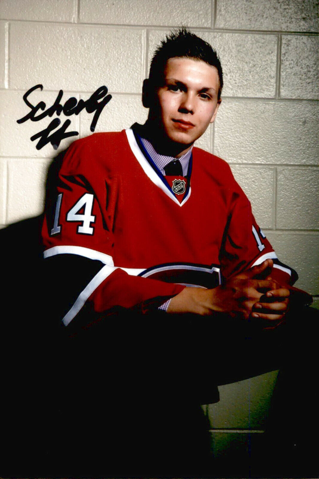 Nikita Scherbak SIGNED 4x6 Photo Poster painting MONTREAL CANADIENS #3