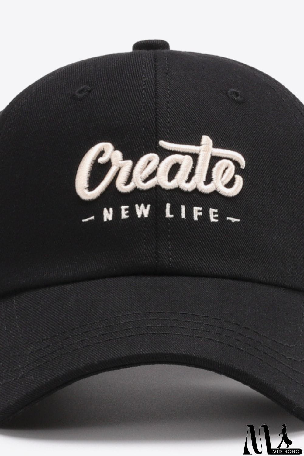 MidiSono - CREATE NEW LIFE Adjustable Cotton Baseball Cap