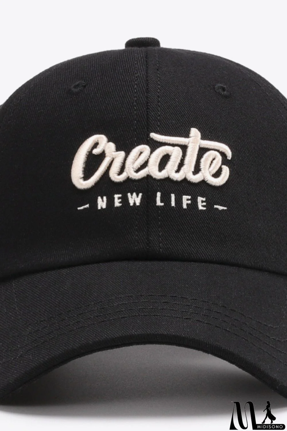 MidiSono - CREATE NEW LIFE Adjustable Cotton Baseball Cap