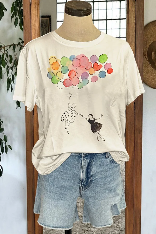 LGBT Colorful Balloon T-shirt