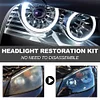 Car Headlight Restoration Set Headlamp Cover Scratch Remover for Car Maintenance