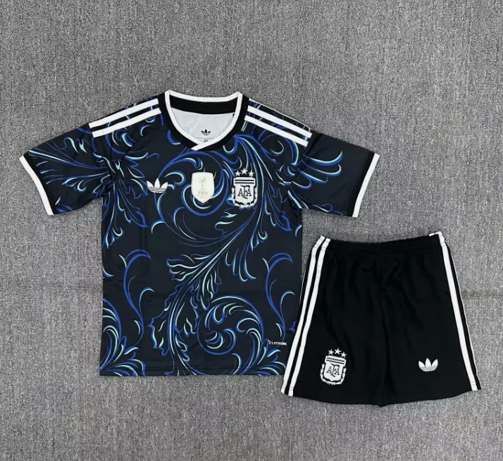 26-27 Argentina Away Kids' Football Kit (Jersey & Shorts) &mdash; 1:1 Thai Quality