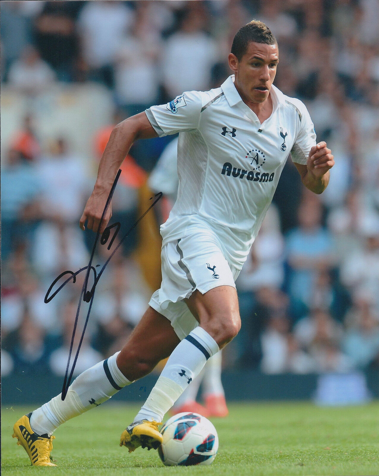 Jake LIVERMORE SIGNED Autograph 10x8 Photo Poster painting AFTAL COA Spurs Premier League