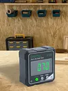 4-Side Digital Angle Finder Magnetic Level Box Electronic Cube Inclinometer Tool